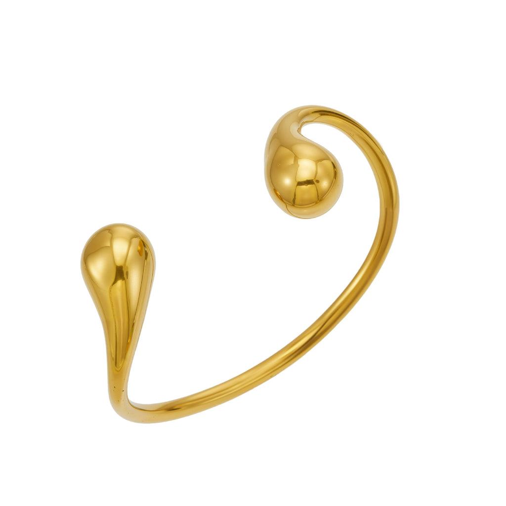 Thalassa adjustable cuff bracelet — hypoallergenic and nickel-free