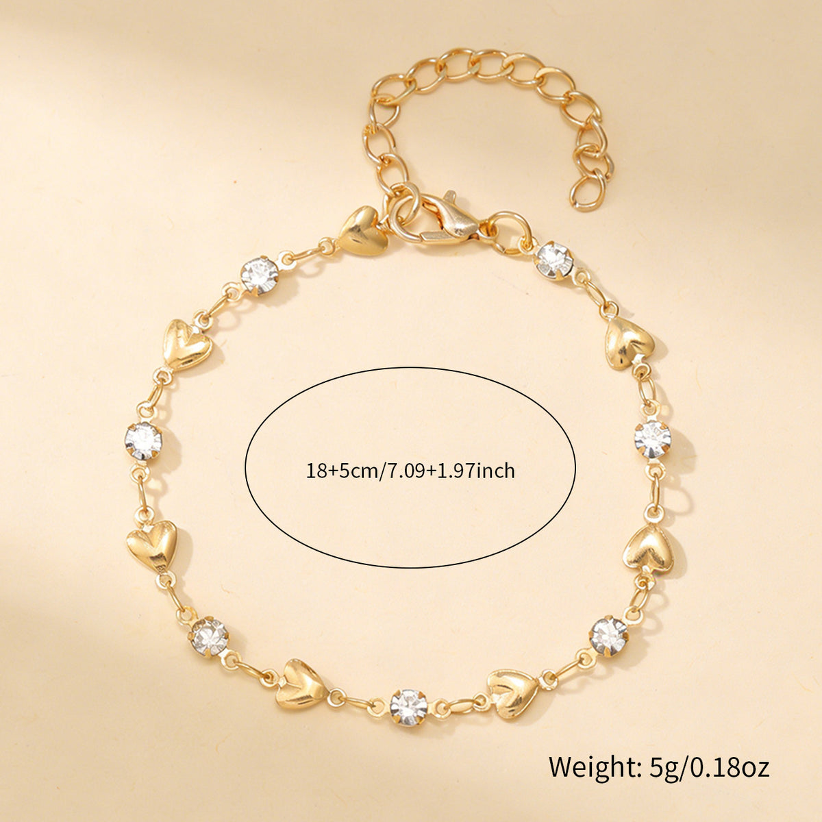 Pressio Venus heart bracelet — hypoallergenic, waterproof everyday jewellery
